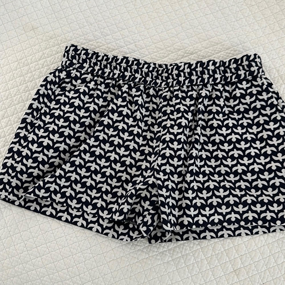 Crewcuts size 14 girls shorts navy & white